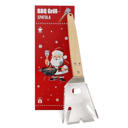 Männer, 5 in 1 BBQ Grillspatel mit Messer, Gabel und Flaschenöffner All in One BBQ Grill Zubehör Set für Outdoor Grills Geschenke für Männer, Grillen Geschenke für Männer von tonhui