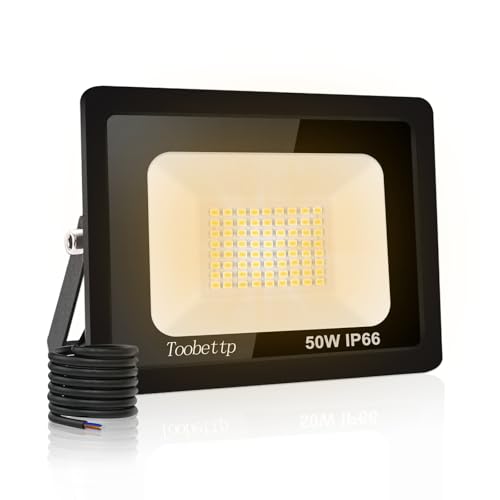 50W LED Strahler Außen IP66 Wasserfest LED Strahler, Superhell 5000LM Fluter Flutlicht 3500K Warmweiß, Scheinwerfer Aussenstrahler für Gärten, Innenhöfe, Garage, Hotel 50W LED Strahler Außen IP66 Wasserfest LED Strahler, Superhell 5000LM Fluter Flutlicht 3500K Warmweiß, Scheinwerfer Aussenstrahler für Gärten, Innenhöfe, Garage, Hotel von toobettp