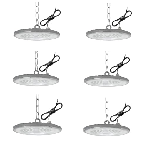 toobettp 6PCS 200W LED UFO Hallenbeleuchtung, 20,000LM 6500K LED Industrielampe IP65 Wasserdicht UFO Hallenstrahler für Hallenbeleuchtung, Werkstattbeleuchtung, Fabriken, Flughafen, Patio toobettp 6PCS 200W LED UFO Hallenbeleuchtung, 20,000LM 6500K LED Industrielampe IP65 Wasserdicht UFO Hallenstrahler für Hallenbeleuchtung, Werkstattbeleuchtung, Fabriken, Flughafen, Patio von toobettp