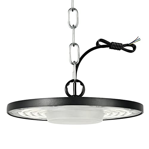 toobettp UFO LED Hallenstrahler, 200w LED UFO Industrielampe 20000LM 6500K Kaltweiß IP65 Wasserdicht High Bay Licht LED UFO für Fabriken, Flughafen, Patio, Restaurant, Garage von toobettp