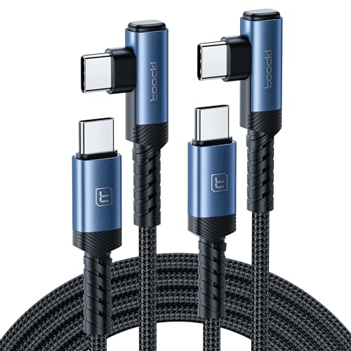 Toocki USB C Kabel 60W [2 Stück] [1M+1M] PD 3.0 Schnellladekabel, Nylon Ladekabel für iPhone 16 Pro Max, Samsung Galaxy S24 S23 S22 Note 20, iPad Pro Air Mini, MacBook, Pixel von toocki