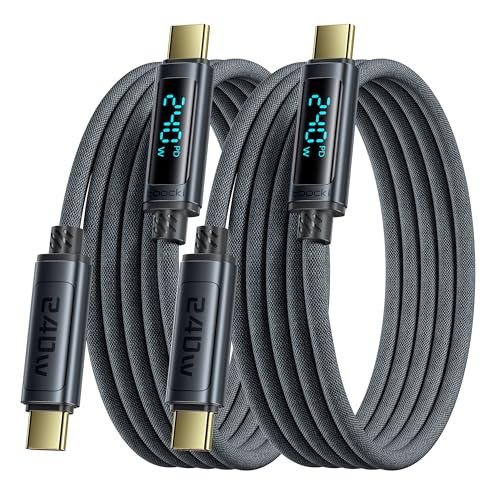 toocki 240W USB C auf USB C Kabel, 1M [2 Stück] von toocki