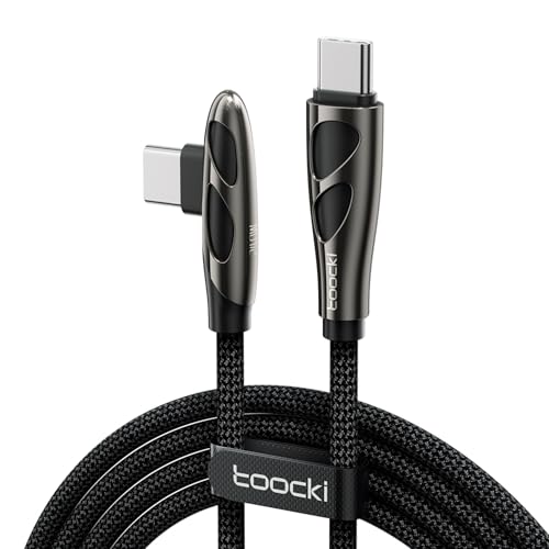 toocki 240W USB C auf USB C Kabel 90 Grad 1m von toocki