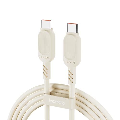 toocki PD 60W 2m usb c zu usb c kabel Beige von toocki