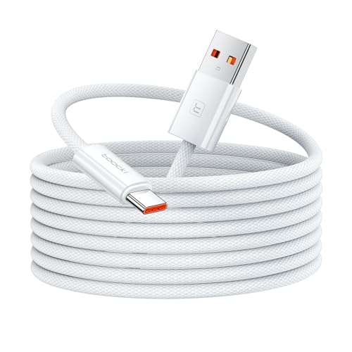 toocki USB C Kabel, 3M 6A ladekabel USB C Nylon Schnellladekabel USB C Ladekabel,Datenkabel USB C für iPhone 17 16 Pro Max, Samsung S24 S23 Note 10, Huawei P60,Honour,Xiaomi,OPPO,VIVO toocki USB C Kabel, 3M 6A ladekabel USB C Nylon Schnellladekabel USB C Ladekabel,Datenkabel USB C für iPhone 17 16 Pro Max, Samsung S24 S23 Note 10, Huawei P60,Honour,Xiaomi,OPPO,VIVO von toocki