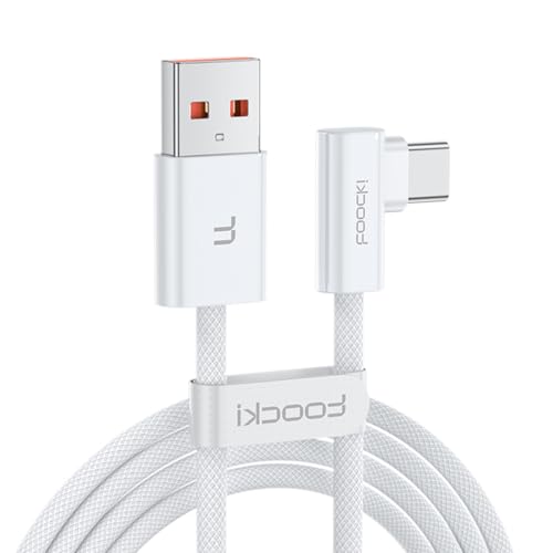 toocki USB C Kabel 6A 2M USBC Schnellladekabel, rechtwinkliges Nylon Ladekabel USB-C für Samsung Galaxy, Huawei Mate 60 Pro/Pro+ / Mate 50, Honor 70 Pro/Pro+ / 70/60, Xiaomi 14/14 Pro toocki USB C Kabel 6A 2M USBC Schnellladekabel, rechtwinkliges Nylon Ladekabel USB-C für Samsung Galaxy, Huawei Mate 60 Pro/Pro+ / Mate 50, Honor 70 Pro/Pro+ / 70/60, Xiaomi 14/14 Pro von toocki