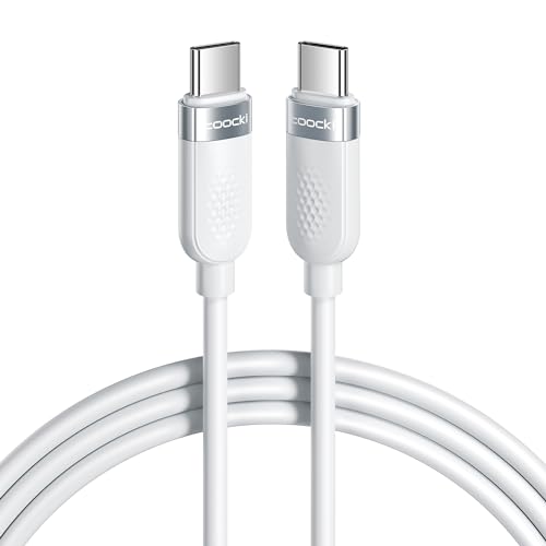 toocki USB C auf USB C Kabel 60W PD 3.0, PPS USB-C Ladekabel kompatibel mit iPhone 17 Pro Max, iPhone 17, Galaxy S24 S23 A55 A25 A15 MacBook Air M2 iPad Pro 12.9 iPad Air 5/Mini 6, Pixel 9 usw. (2M) von toocki