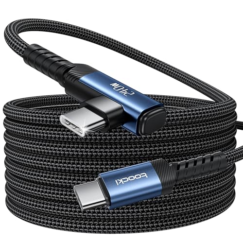toocki 240W USB C auf USB C Kabel, 90 Grad Winkel USB C Ladekabel PD3.1 Nylon Geflochten Schnellladekabel USB Typ C für iPhone 17 16 Pro Max Samsung Galaxy S25 Ultra Pixel 7 iPad Pro MacBook Air (2M) toocki 240W USB C auf USB C Kabel, 90 Grad Winkel USB C Ladekabel PD3.1 Nylon Geflochten Schnellladekabel USB Typ C für iPhone 17 16 Pro Max Samsung Galaxy S25 Ultra Pixel 7 iPad Pro MacBook Air (2M) von toocki