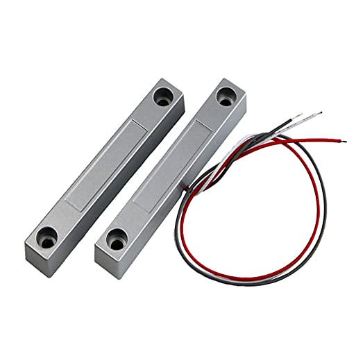 1 Paar Verdrahteter Legierungs Fenster magnetischer Kontakt Sensor GY-ZN08-NO/GY-ZN08-T/GY-ZN08-NC/GY-ZN08-RVVDetektor Schalter Alarm Haus Garage Sicherheits von tooloflife
