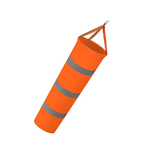 2 x Windsack-Windmesssocken, wetterfest, für den Außenbereich, Orange, für Flughafen, Garten, Terrasse, Rasen, 150 cm 2 x Windsack-Windmesssocken, wetterfest, für den Außenbereich, Orange, für Flughafen, Garten, Terrasse, Rasen, 150 cm von tooloflife