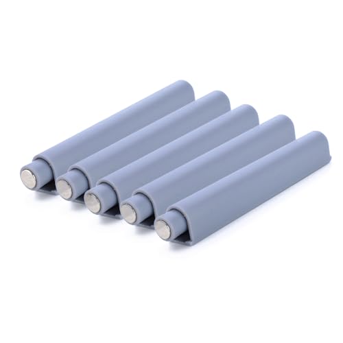 5 Stück Push to Open System Dämpfer Puffer Kunststoff Touch Push Riegel mit Magnet für Schränke Schranktüren Möbel (Magnetkopf) von tooloflife