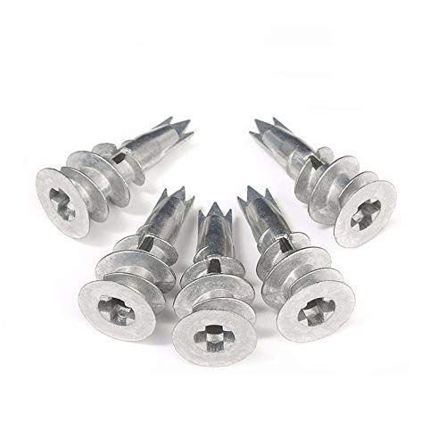 Gipskarton Schrauben Selbstbohrend 13x42 mm, Metall Gipskartondübel Rigipsdübel Hohlraumdübel Dübel (50 Stück) von tooloflife