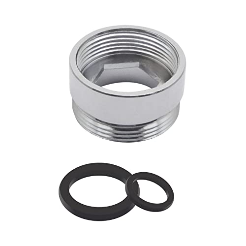 Wasserhahn-Adapter aus Metall, 1 Stück Stecker Belüfter Adapter weiblich 20 mm - 22 mm für Küche Wassersparend von tooloflife