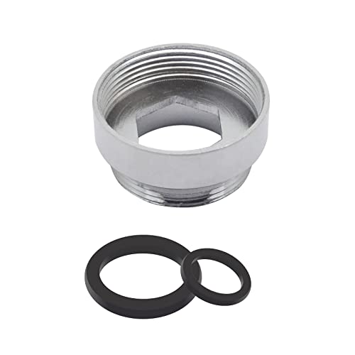 Metalldüsenadapter, M24 mm-22 mm, 1 Wasserhahnanschluss, für Küchenwassereinsparung, weibliche Filterung von tooloflife