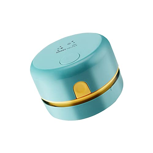 Mini Tischsauger, Rosa/Grün/Weiß Tischstaubsauger Klein Handstaubsauger USB Wiederaufladbar Mini Staubsauger für Desktop, Haushalt, Büro und Auto von tooloflife