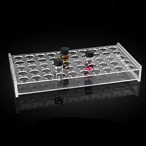 Reagenzglasständer, Plexi-glas Reagenzglasgestell für Labor Schule Haus, 30/51 Löcher Optional von tooloflife