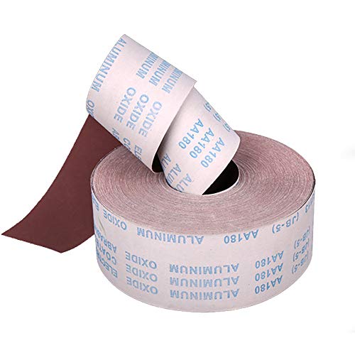 Schmirgeltuch-Rolle, 320er Körnung, Tuch Schleifpapier, 95 mm x 1 m, flexibles Schleiftuch für Metall, Glas, Holzbearbeitung, Schleifen und Polieren Schmirgeltuch-Rolle, 320er Körnung, Tuch Schleifpapier, 95 mm x 1 m, flexibles Schleiftuch für Metall, Glas, Holzbearbeitung, Schleifen und Polieren von tooloflife