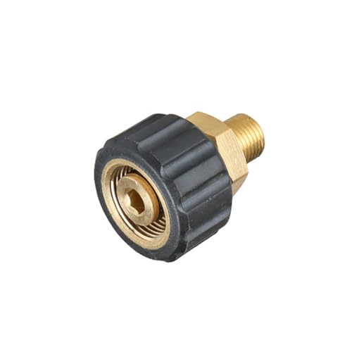 T&F Hochdruckreiniger Adapter M22 zu M22 / 3/8 Zoll / 1/4 Zoll Quick Connect Auto Spritzpistole Anschluss von tooloflife
