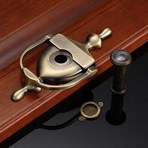 Türklopfer mit Türspion, poliertes Messing, Urnen-Türklopfer für Haustür, elegante Haustürmöbel mit klassischem Perioden-Design, das Sie vor Besuchern in Ihrem Zuhause aufmerksam macht Türklopfer mit Türspion, poliertes Messing, Urnen-Türklopfer für Haustür, elegante Haustürmöbel mit klassischem Perioden-Design, das Sie vor Besuchern in Ihrem Zuhause aufmerksam macht von tooloflife
