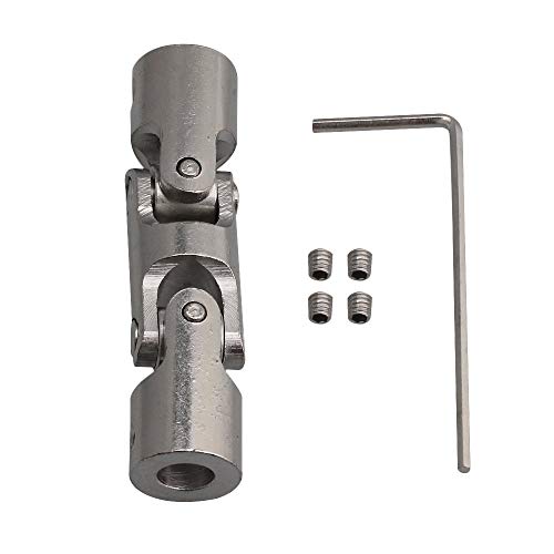 Universal Gelenk Kupplung Schaft Motor Anschluss-Kupplung mit Schrauben, 4mm/ 5mm/ 6mm/ 8mm/ 10mm von tooloflife