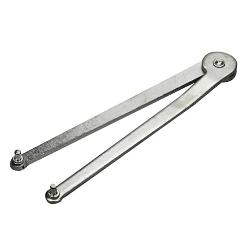 Universal-Stiftschlüssel, Winkelschleifer, Muttern-Demontageschlüssel, verstellbarer Metallschlüssel für runde Muttern mit gebohrten Löchern von tooloflife