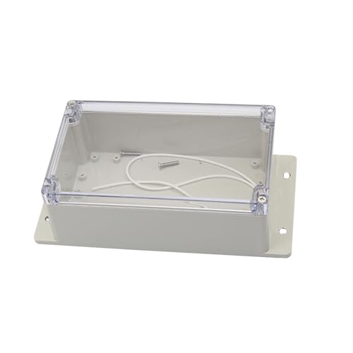 Wasserdicht Abzweigdose, ABS Elektrische Projektbox Gehäuse Instrumentenkoffer DIY für elektronische Projekte, Netzteile (200 * 120 * 75mm Transparent) von tooloflife