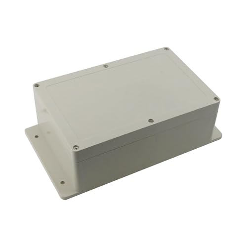 Wasserdicht Abzweigdose, ABS Elektrische Projektbox Gehäuse Instrumentenkoffer DIY für elektronische Projekte, Netzteile (230 * 150 * 87mm Grau) von tooloflife