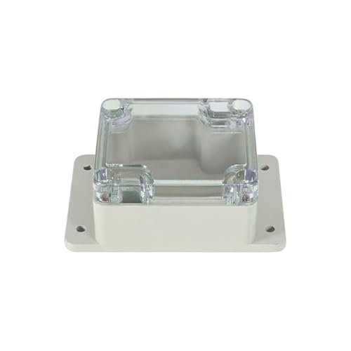 Wasserdicht Abzweigdose, ABS Elektrische Projektbox Gehäuse Instrumentenkoffer DIY für elektronische Projekte, Netzteile (64 * 58 * 35mm Transparent) von tooloflife