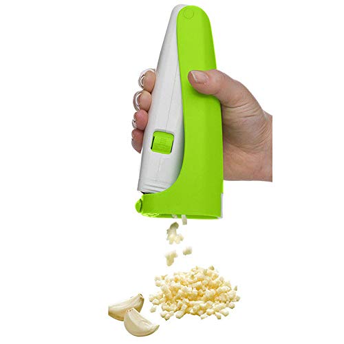 tooloflife Manuelle Knoblauchpresse, Knoblauchschneider Plastik, Garlic Press Knoblauch für Frischen Ingwer und Knoblauch von tooloflife