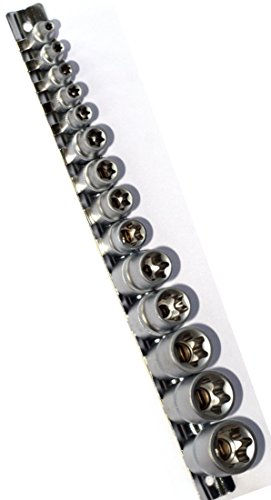 Toolzone 14 weiblich Torx Sockets auf Schiene von tooltime