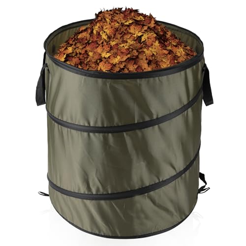 Gartenabfallsack, Oxford-Stoff, faltbar, groß, strapazierfähig, mit Griffen für Abfall, Müll, Spielzeug usw., Gartensack zur Aufbewahrung, Gartenarbeit, wiederverwendbarer Behälter für Rasenpflege (S Gartenabfallsack, Oxford-Stoff, faltbar, groß, strapazierfähig, mit Griffen für Abfall, Müll, Spielzeug usw., Gartensack zur Aufbewahrung, Gartenarbeit, wiederverwendbarer Behälter für Rasenpflege (S von tooltitan