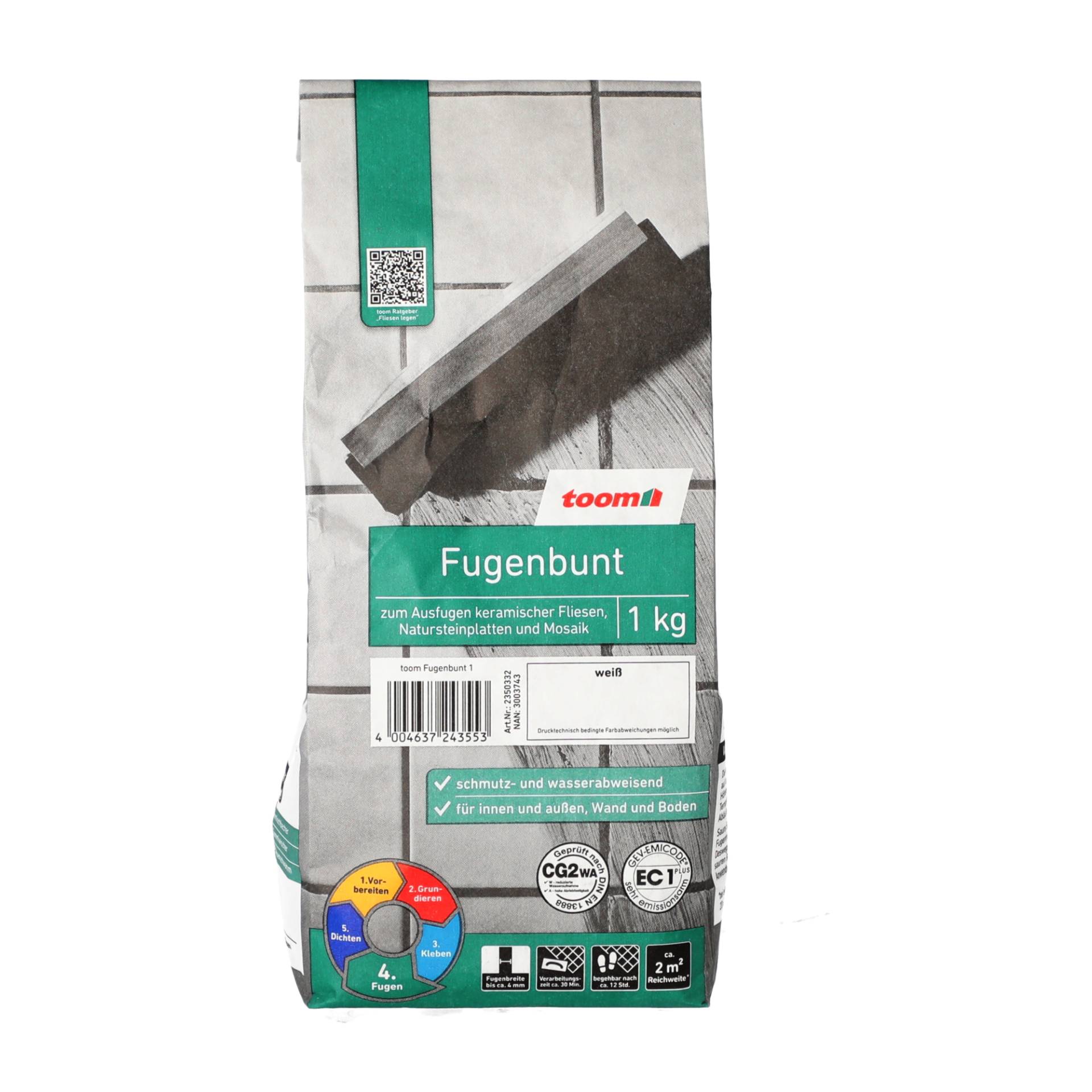 Fugenbunt weiss 1 kg toom Fugenbunt weiss 1 kg toom von toom