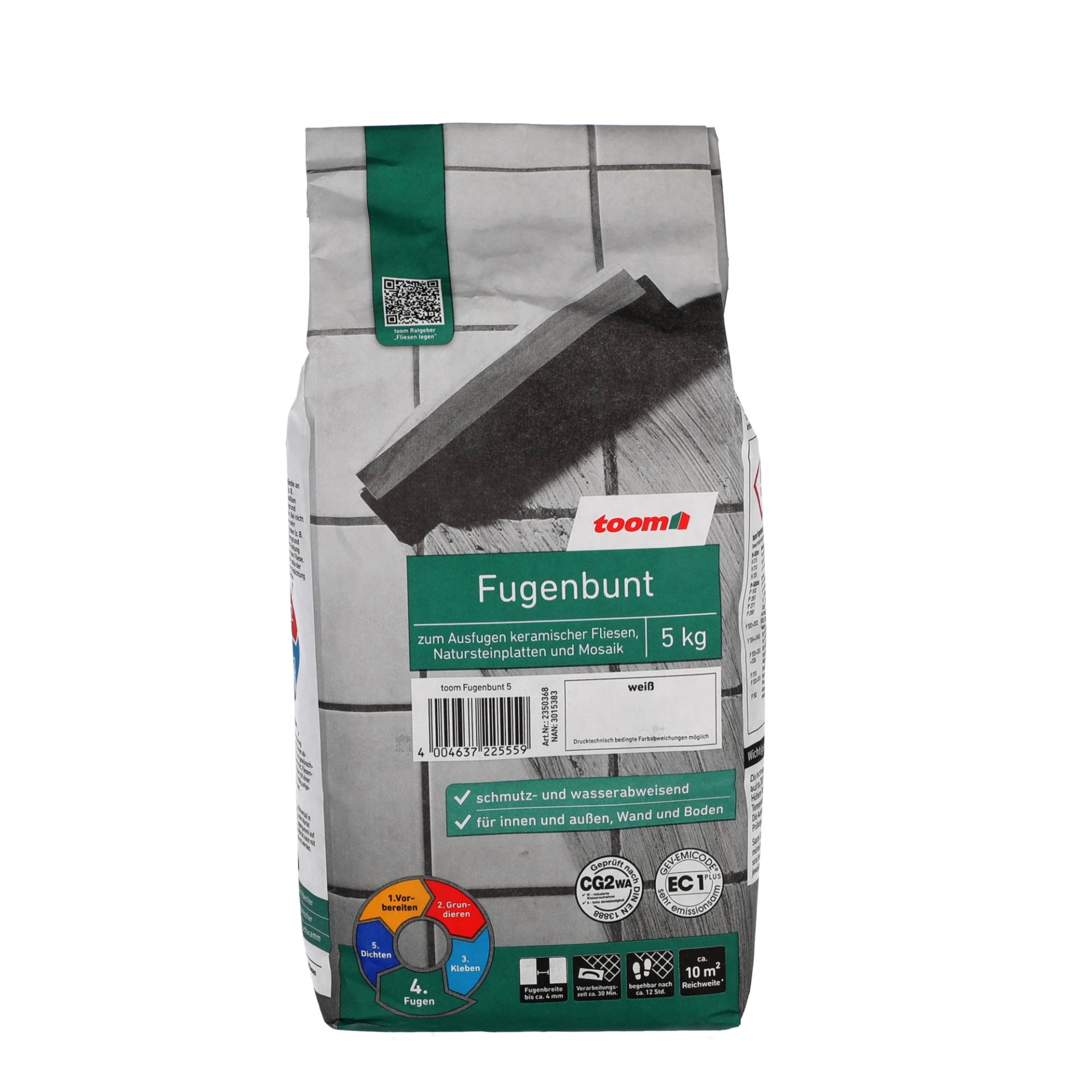Fugenbunt weiss 5 kg toom Fugenbunt weiss 5 kg toom von toom
