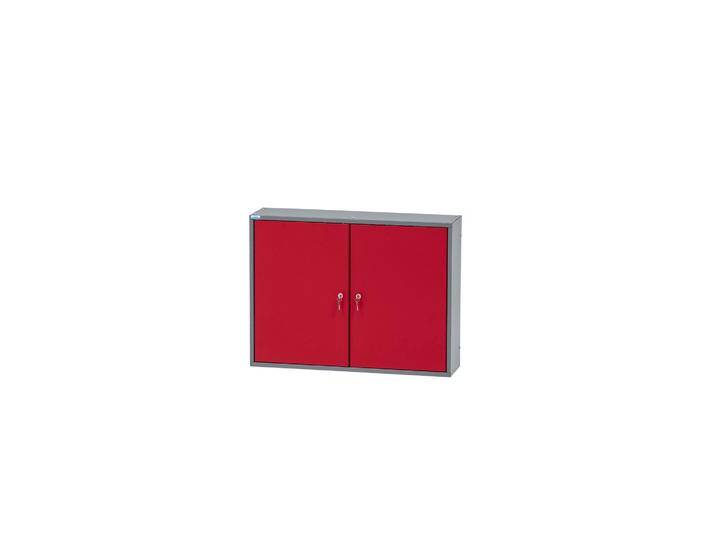 Küpper Hängeschrank 2-Türig mit 4 Fachböden dunkelrot 80 x 60 x 20 cm von toom