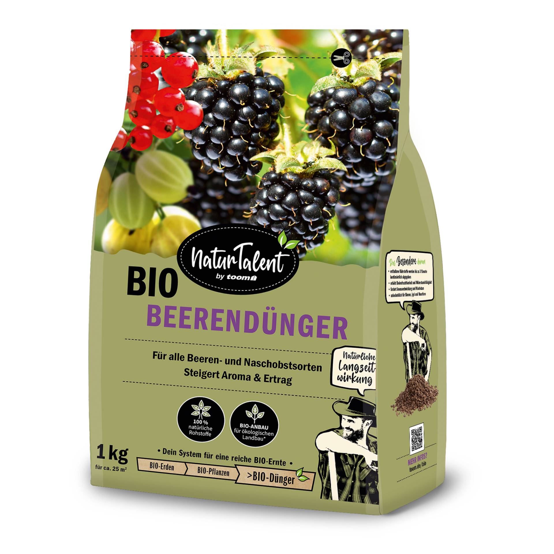 naturtalent by toom Naturtalent by toom® Bio-Beerendünger 1 kg von naturtalent by toom