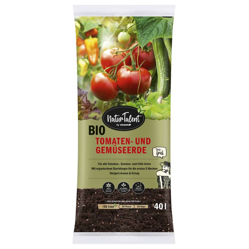 naturtalent by toom Naturtalent by toom®Bio Tomaten- und Gemüseerde 40l von naturtalent by toom