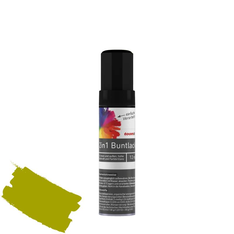 toom 2in1 Buntlackstift 'Frühlingswiese' limettengrün glänzend 12 ml toom 2in1 Buntlackstift 'Frühlingswiese' limettengrün glänzend 12 ml von toom