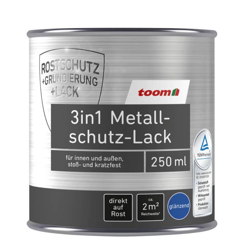 toom 3in1 Metallschutzlack grün glänzend 250 ml toom 3in1 Metallschutzlack grün glänzend 250 ml von toom