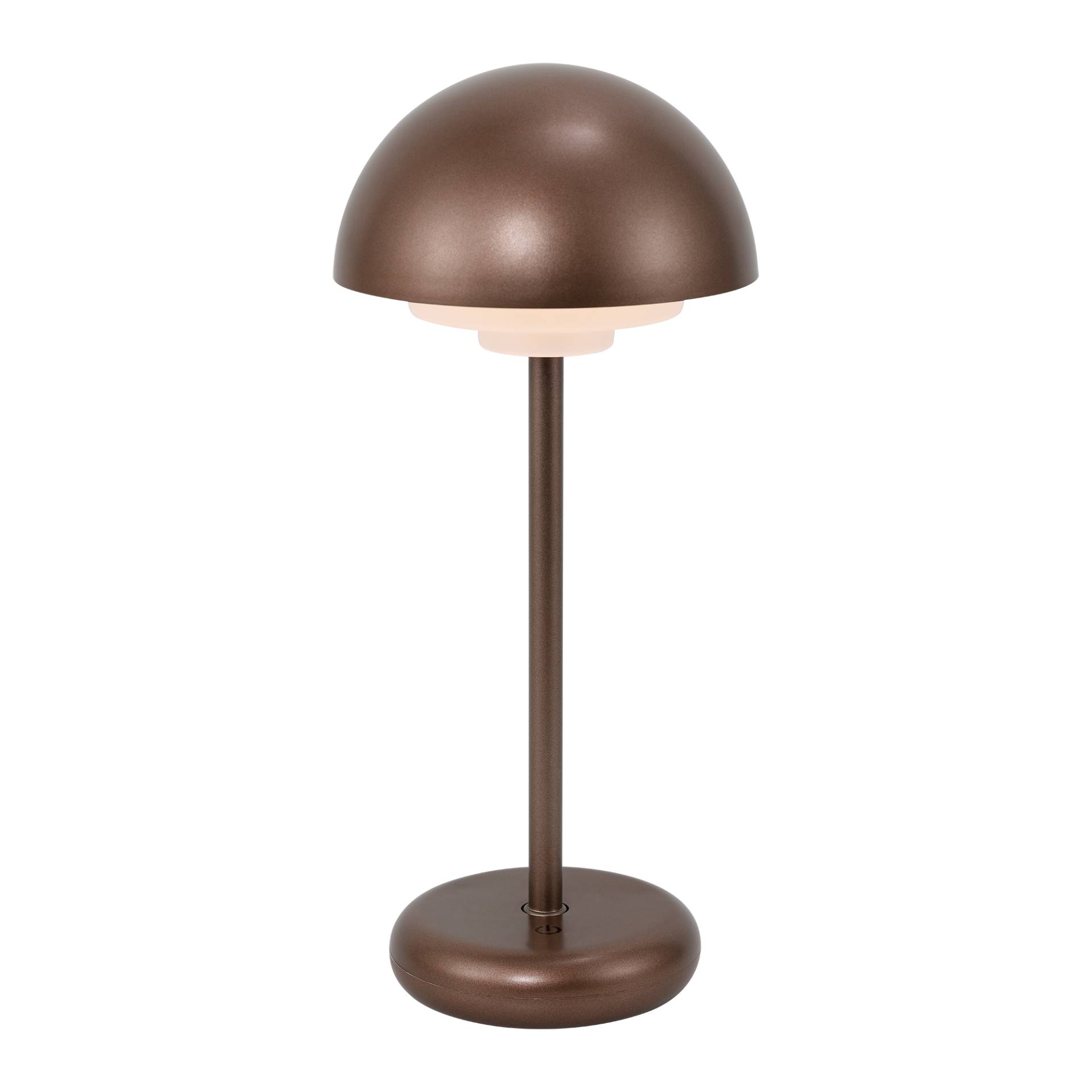 toom Akku-LED-Tischleuchte 'Anton' braun-metallic mit USB-Ladekabel Ø 13,7 x 31 cm toom Akku-LED-Tischleuchte 'Anton' braun-metallic mit USB-Ladekabel Ø 13,7 x 31 cm von toom