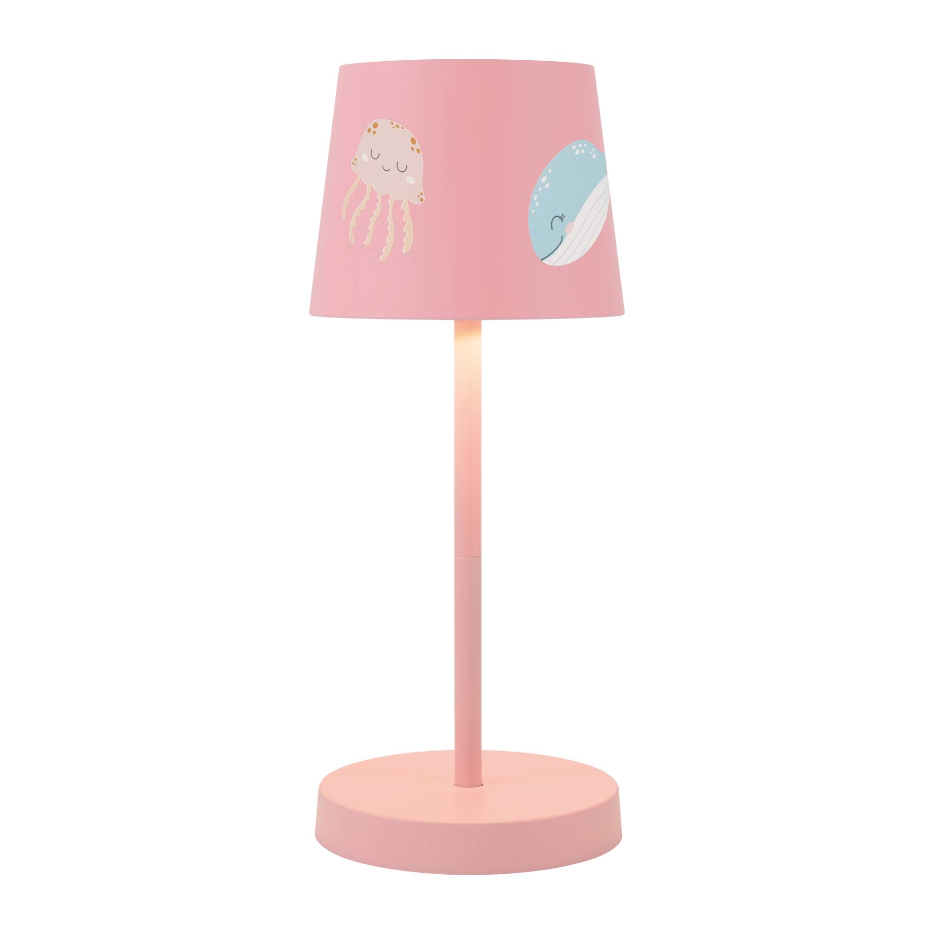 toom Akku-LED-Tischleuchte 'Charlie' rosa Tiermotiv mit USB-Ladekabel Ø 10,6 x 26 cm toom Akku-LED-Tischleuchte 'Charlie' rosa Tiermotiv mit USB-Ladekabel Ø 10,6 x 26 cm von toom