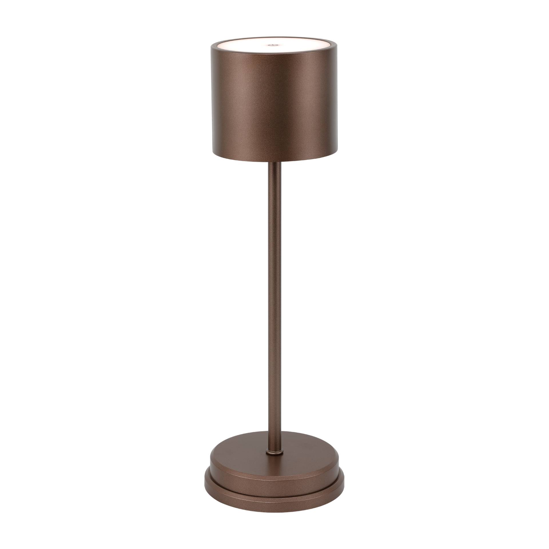 toom Akku-LED-Tischleuchte 'Finn' braun-metallic mit Ladestation Ø 12,5 x 39,5 cm toom Akku-LED-Tischleuchte 'Finn' braun-metallic mit Ladestation Ø 12,5 x 39,5 cm von toom