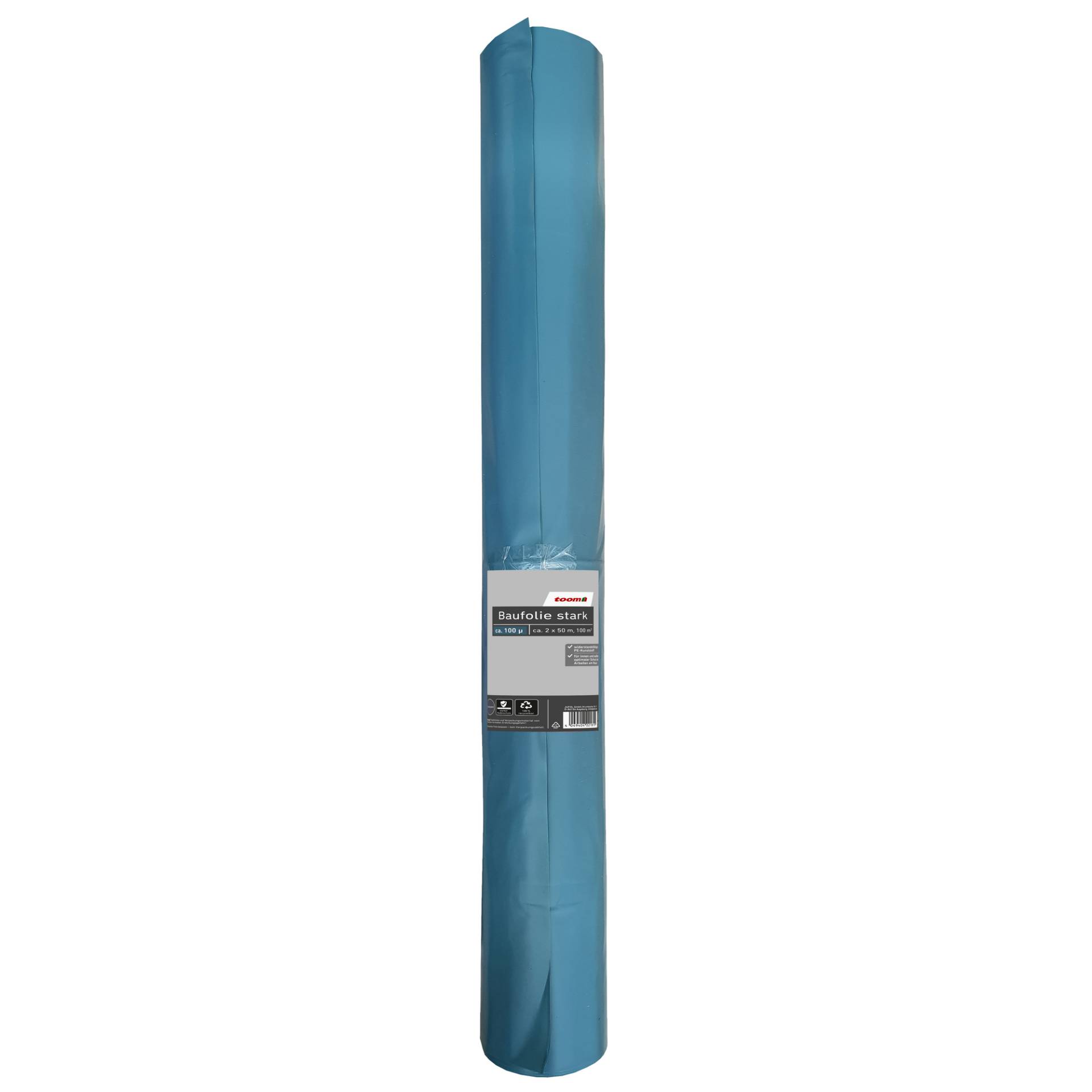 toom Baufolie 'Extrastark' Polyethylen 100 g/m² 2 x 50 m toom Baufolie 'Extrastark' Polyethylen 100 g/m² 2 x 50 m von toom