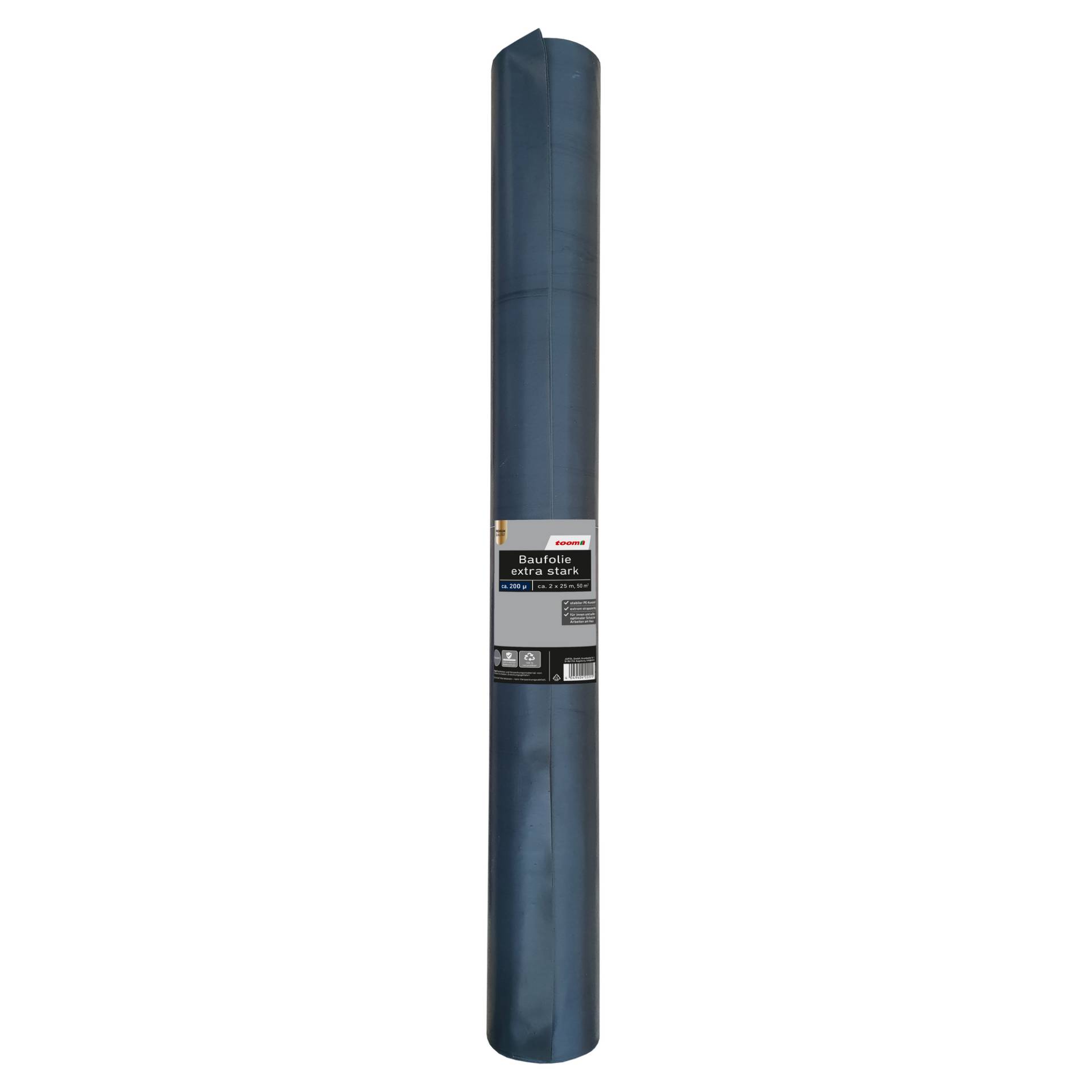 toom Baufolie 'Profi' Polyethylen 200 g/m² 2 x 25 m toom Baufolie 'Profi' Polyethylen 200 g/m² 2 x 25 m von toom