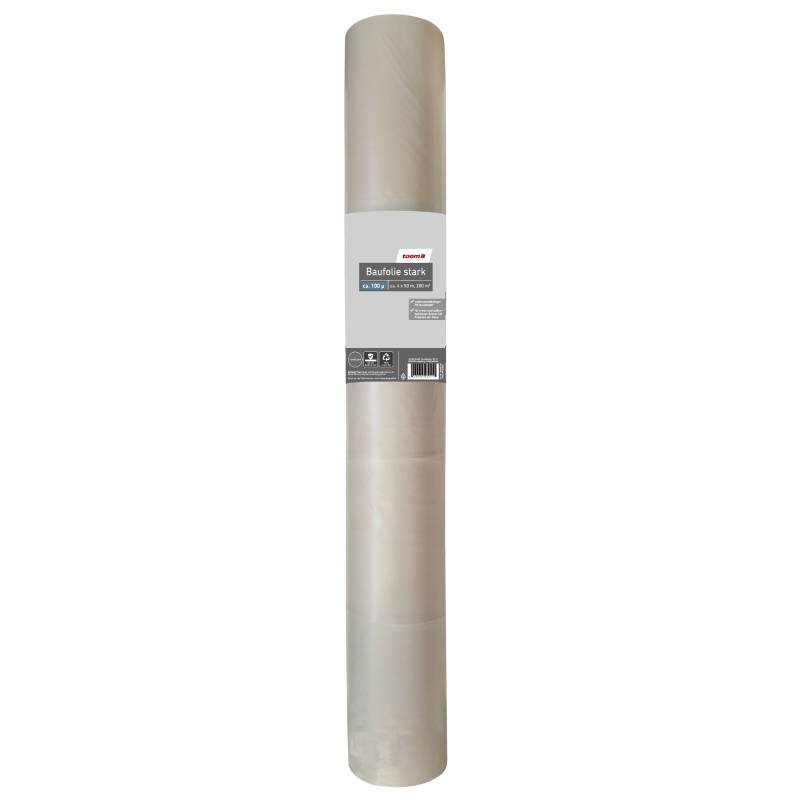 toom Baufolie stark transluzent 4 x 50 m 100 μ toom Baufolie stark transluzent 4 x 50 m 100 μ von toom