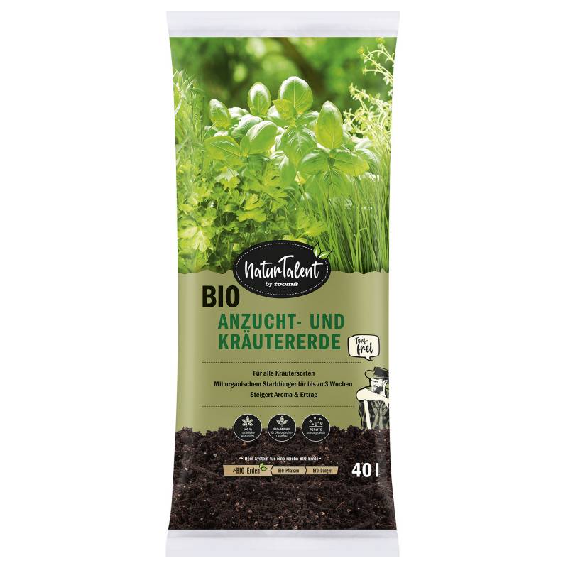 toom Bio-Anzucht- und Kräutererde 'Naturtalent' torffrei 40 l von toom