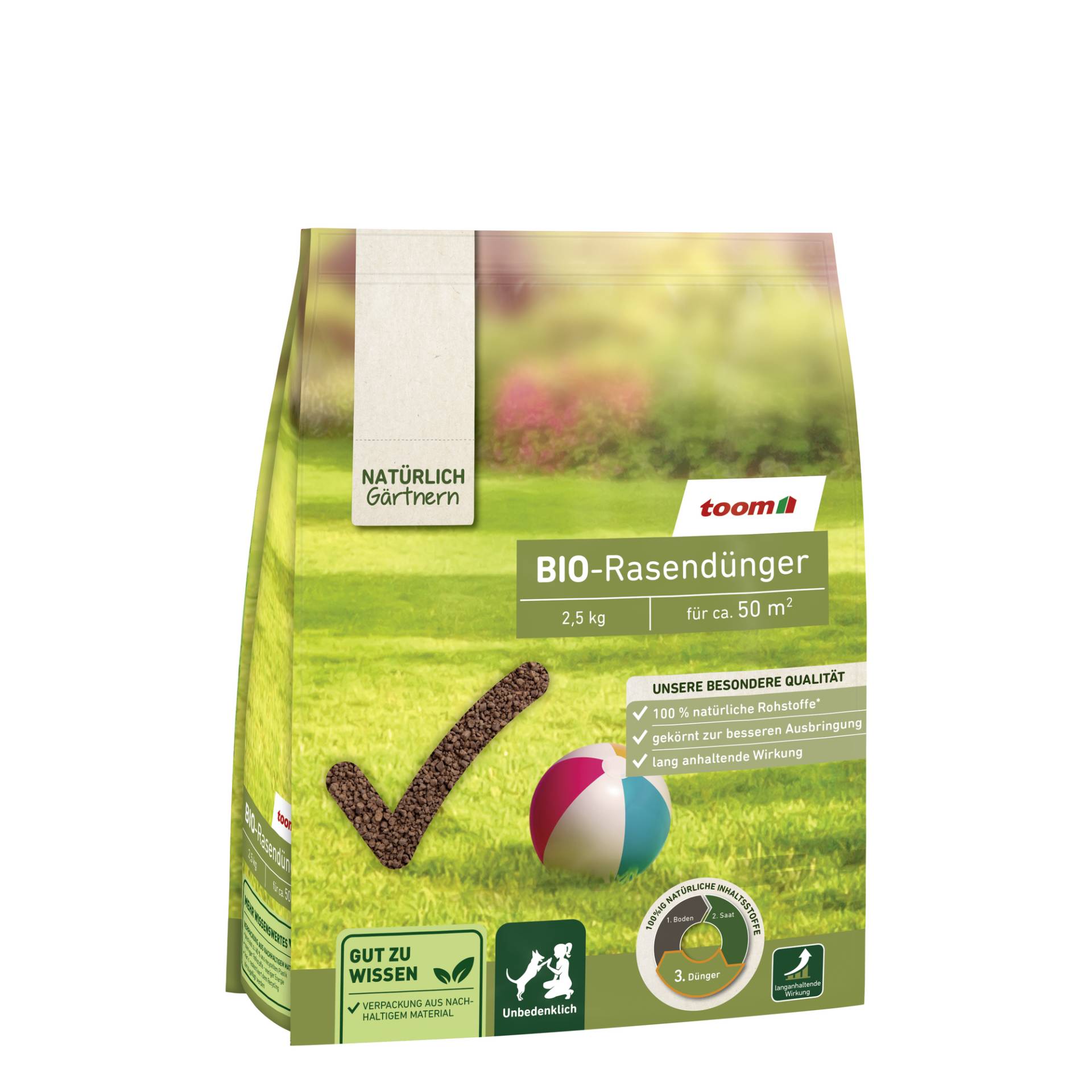 toom Bio-Rasendünger 2,5 kg von toom