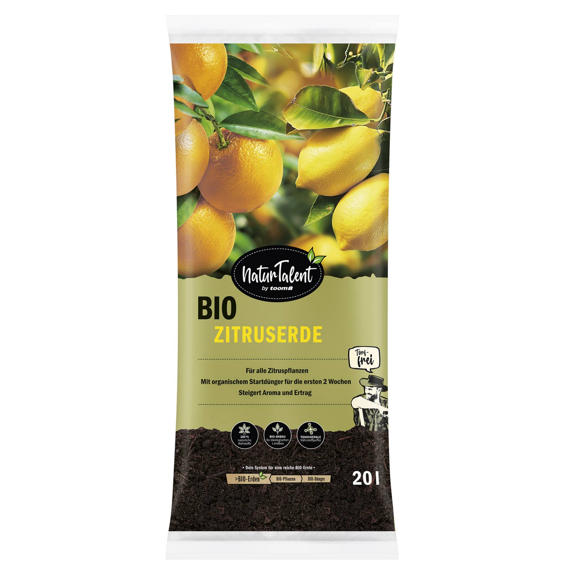 toom Bio-Zitruserde 'Naturtalent' torffrei 20 l toom Bio-Zitruserde 'Naturtalent' torffrei 20 l von toom