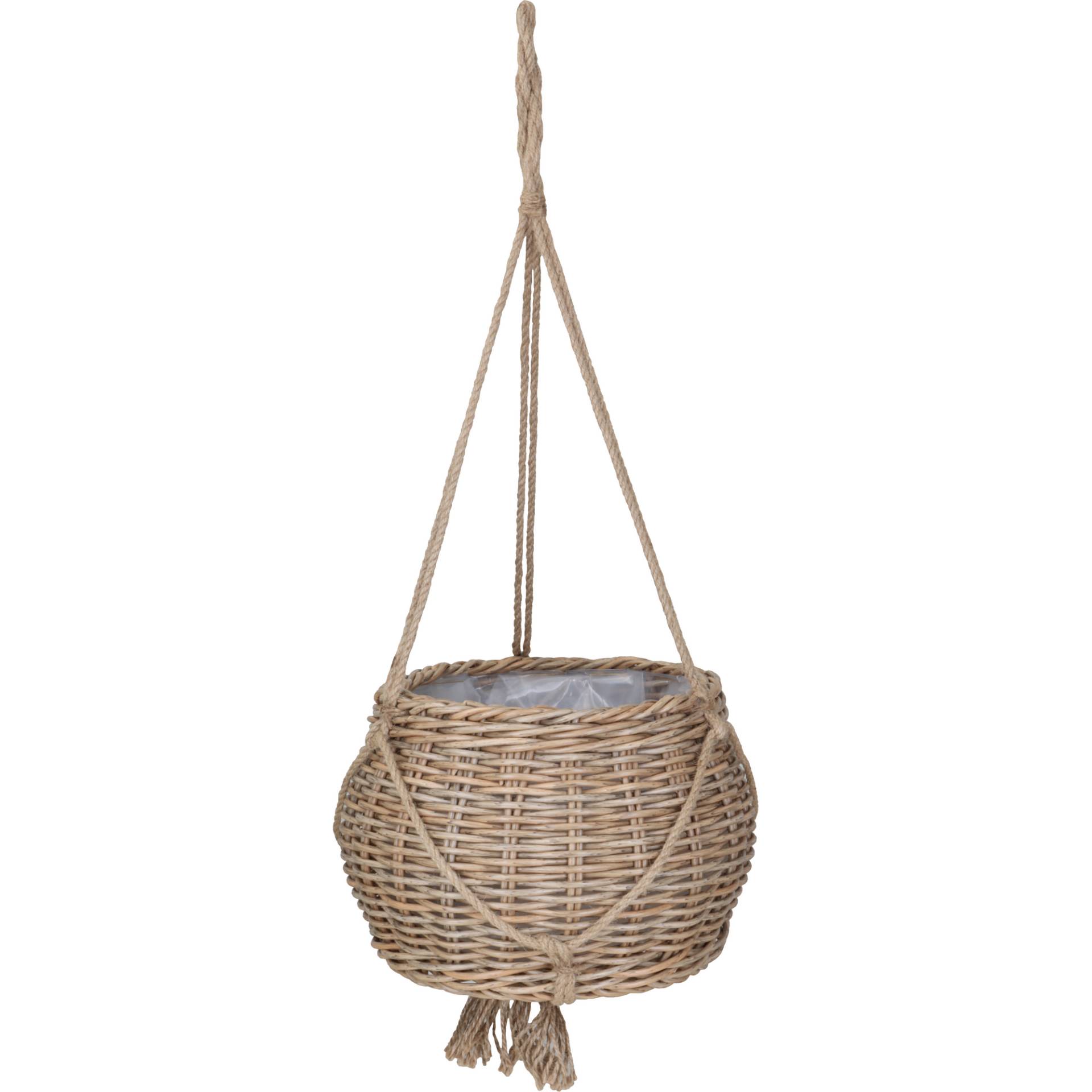 toom Blumenampel Polyrattan natur/braun rund bauchig Ø 31 x 21/70 cm, mit Polybeutel toom Blumenampel Polyrattan natur/braun rund bauchig Ø 31 x 21/70 cm, mit Polybeutel von toom