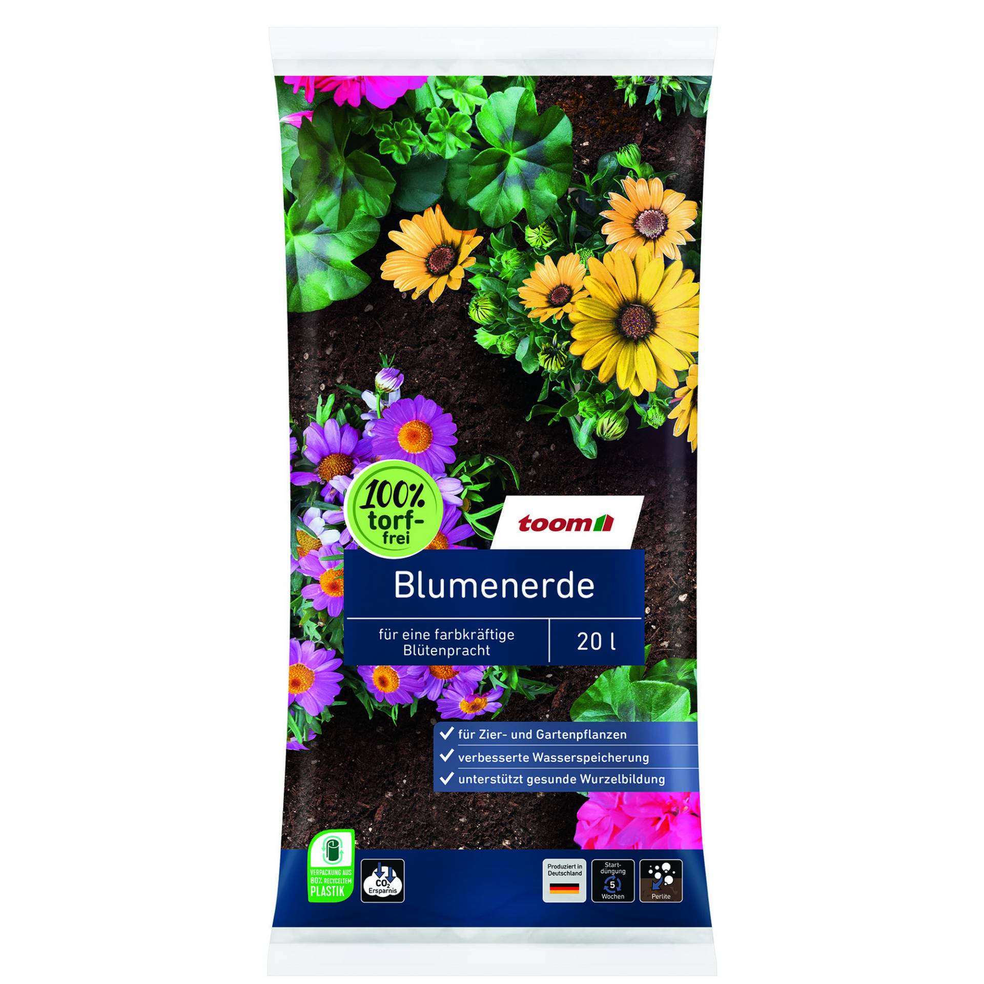 toom Blumenerde torffrei 20 l von toom