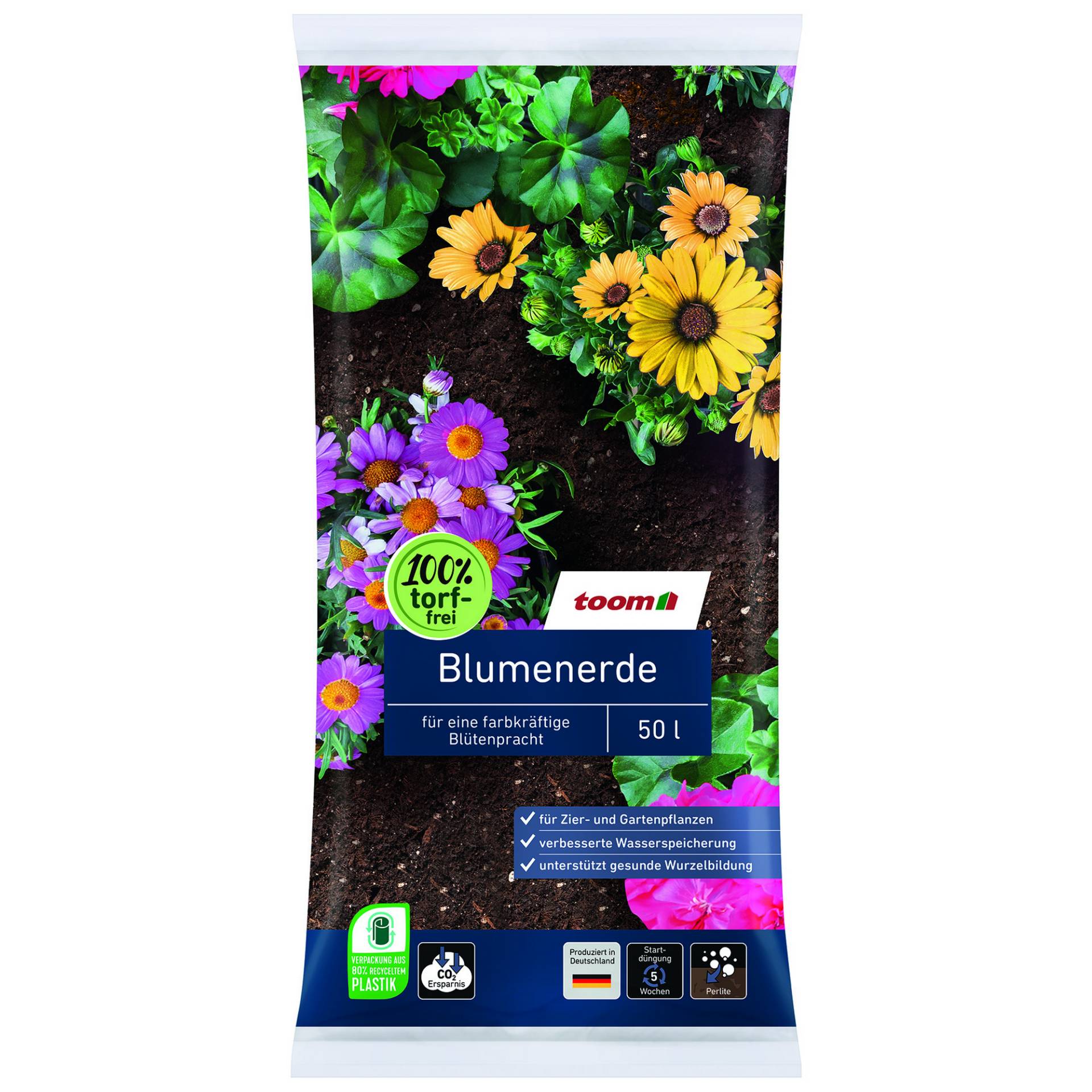 toom Blumenerde torffrei 50 l von toom